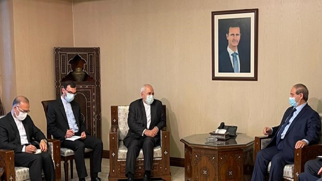 ظریف با وزیر خارجه سوریه دیدار کرد