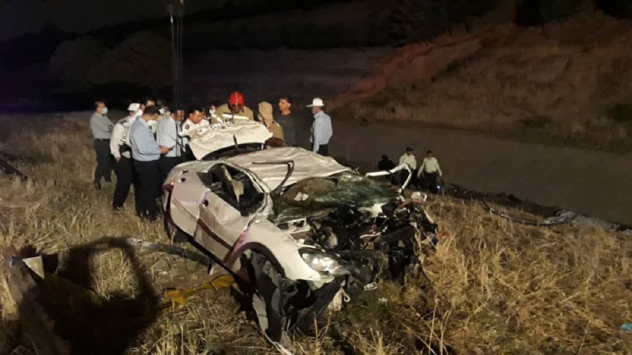 سقوط خودرو در بزرگراه بابایی به یاسینی جان ۵ نفر را گرفت
