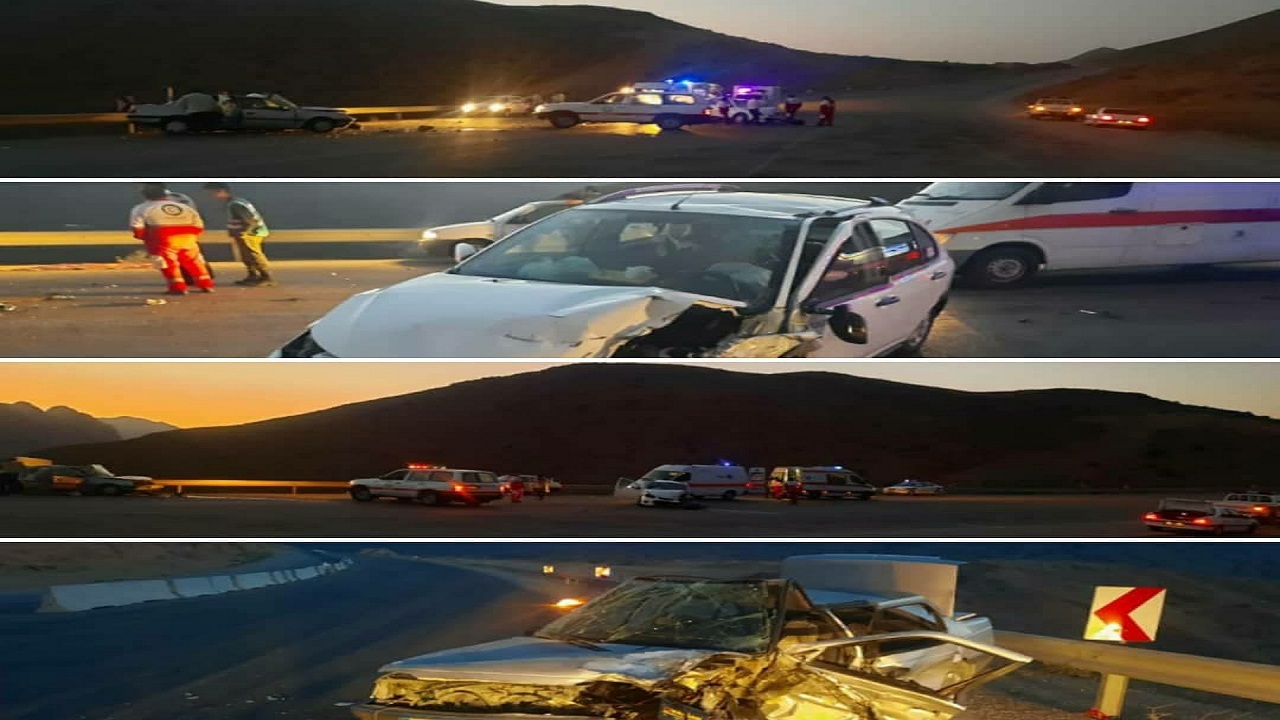 شش مصدوم در تصادف جاده سمنان - فیروزکوه