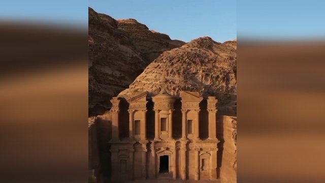 شهر پترا در اردن، یکی از عجایب هفتگانه‌ی دنیا + فیلم