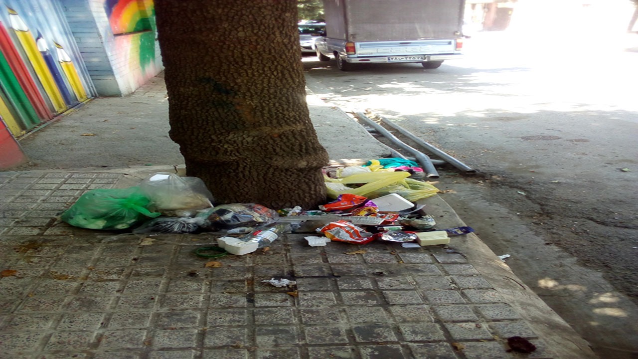 بی‌توجهی به نظافت شهری در کرج + فیلم