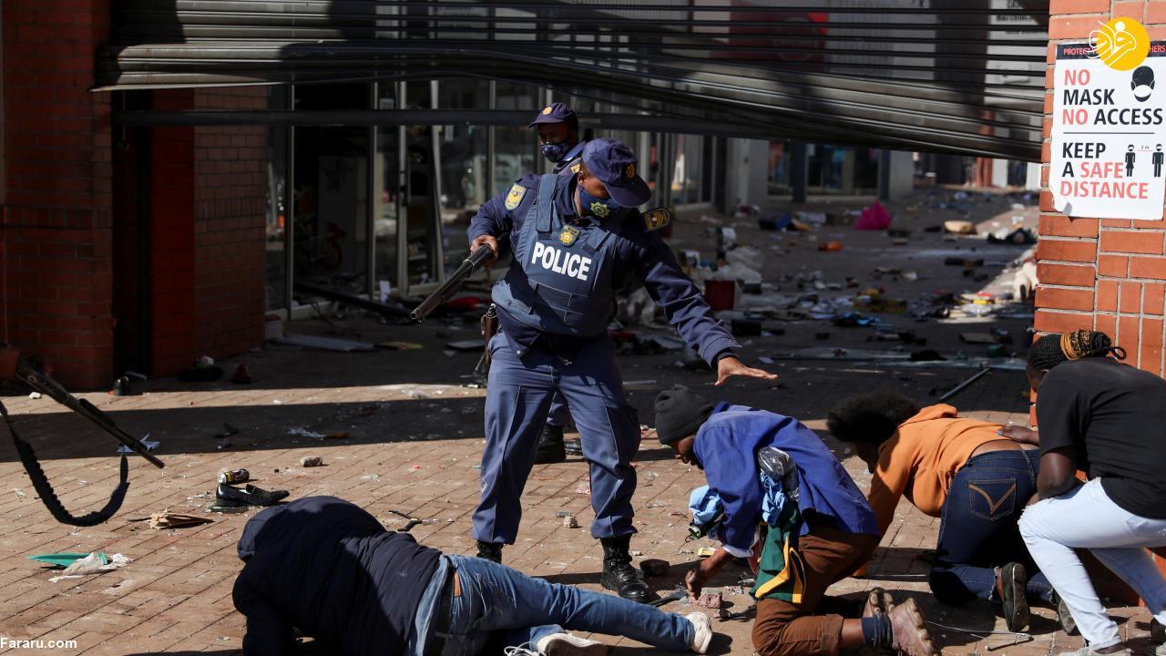 آماده باش ۲۵ هزار نیروی نظامی برای مقابله با نا آرامی‌ها در آفریقای جنوبی