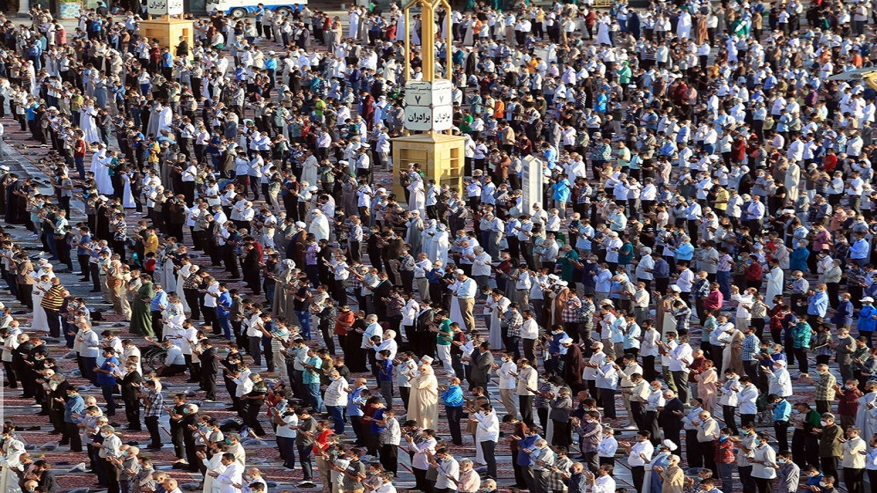 افغانستانی‌ها نشان دادند که اشغال پذیر نیستند/نماز عید قربان در مشهد برگزار شد+ تصویر