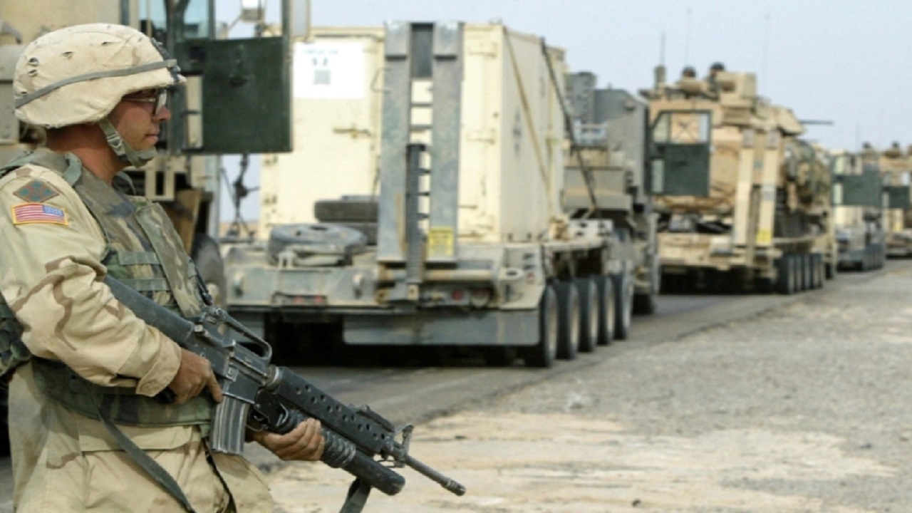 هدف گرفته شدن دو کاروان لجستیک آمریکایی در عراق