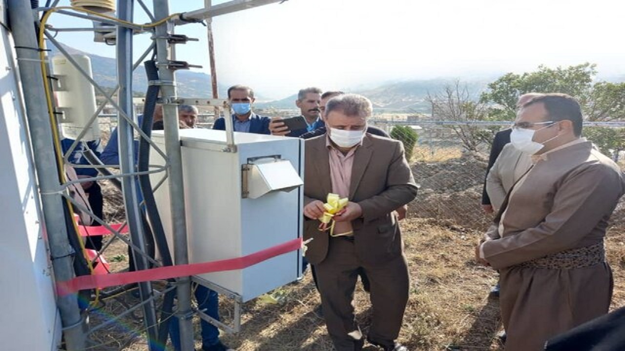 افتتاح اولین ایستگاه پایش گرد و غبار  غرب کشور در کردستان