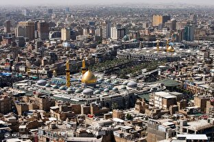 تصاویر هوایی کربلای معلی در روز اربعین حسینی (ع)