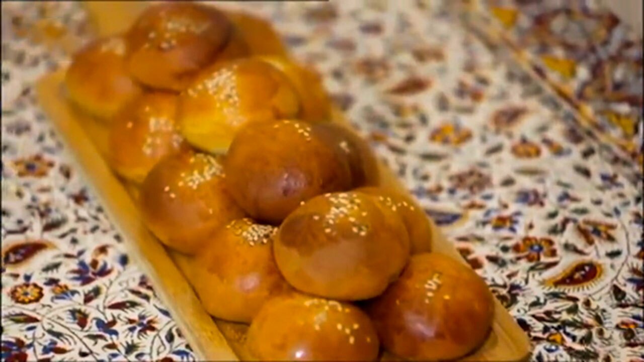 طرز تهیه نان کوهی + فیلم