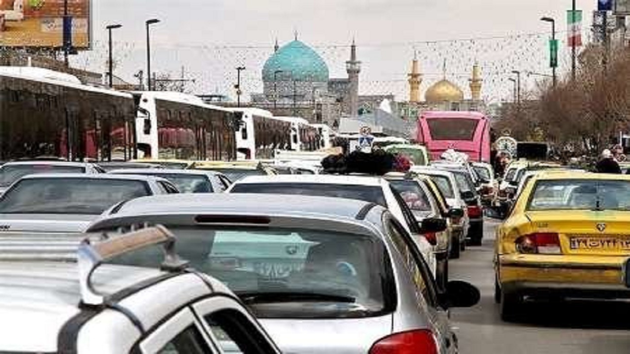 ۶۲ درصد زائران با خودرو شخصی به مشهد سفر کردند