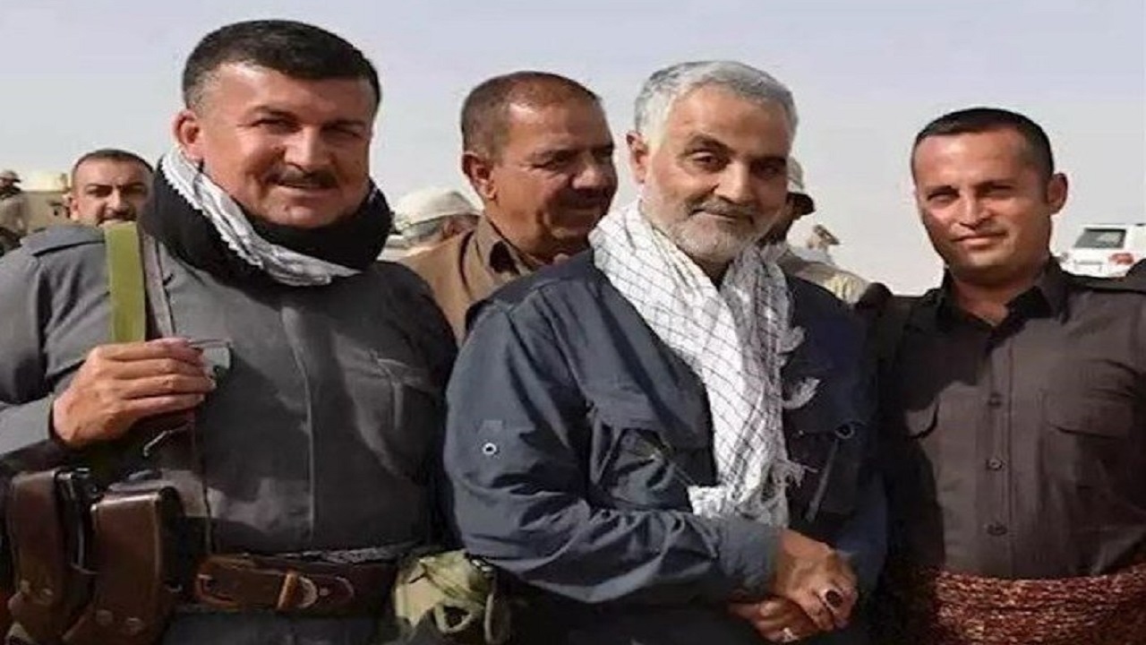 تمجید مقام کُرد از رشادت سردار سلیمانی در مقابله با داعش در کردستان عراق