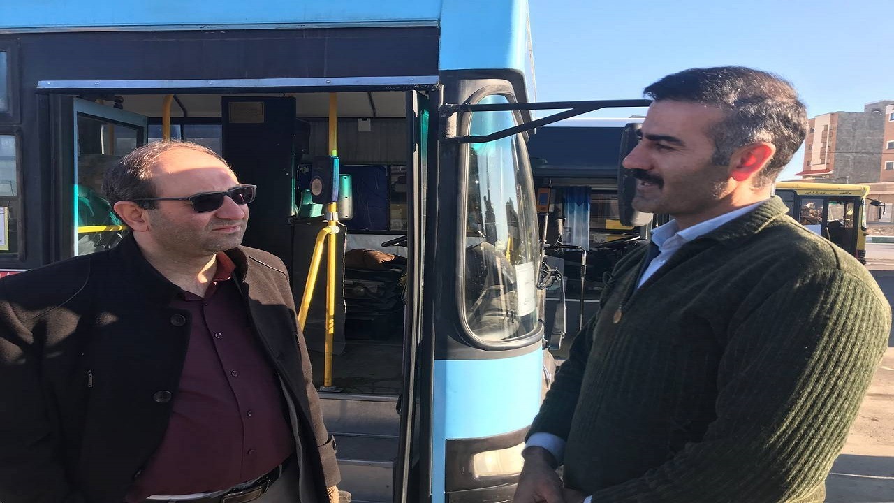 بازدید شهردار شهرکرد از خطوط اتوبوس‌های شهری