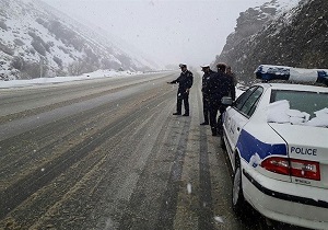 هشدار درباره یخ زدگی جاده های استان سمنان