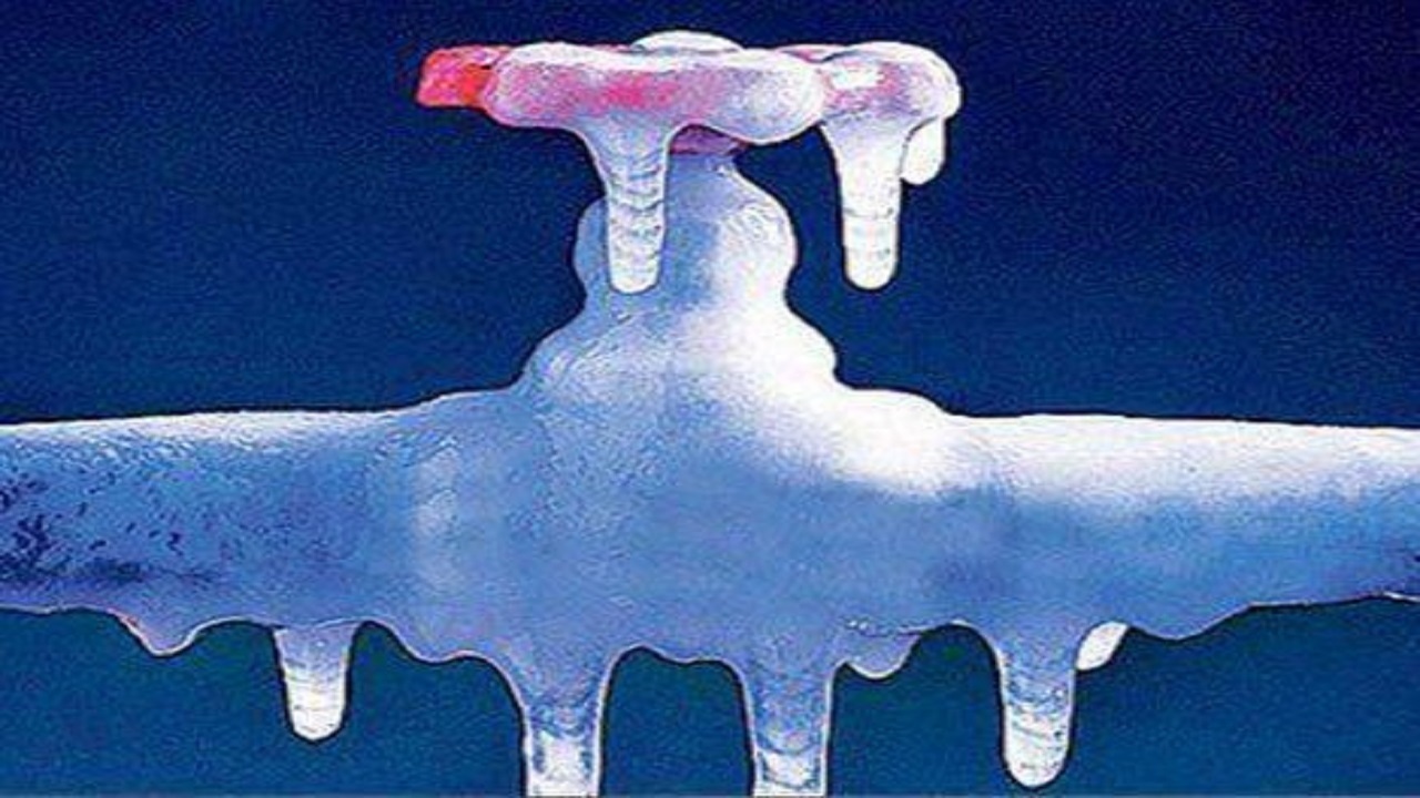 مراقب یخ‌زدگی و ترکیدگی کنتور‌های آب باشید