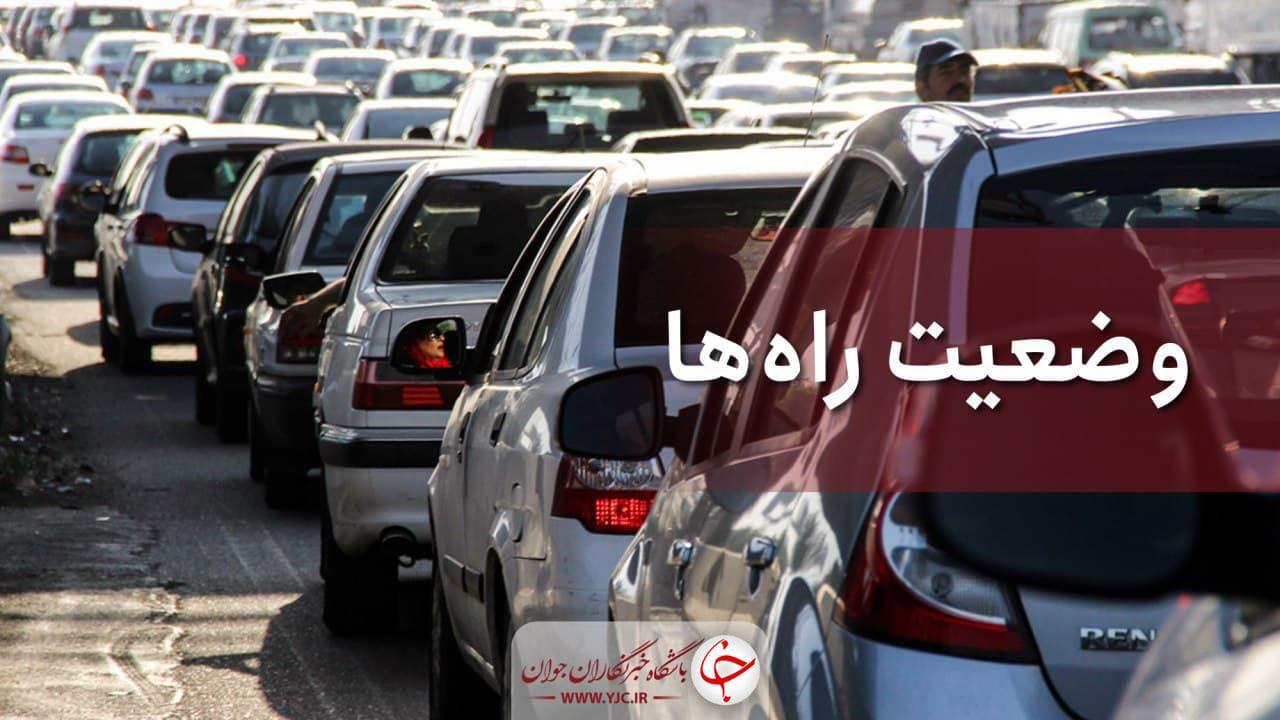 ترافیک سنگین در آزادراه‌های قزوین _ کرج و تهران _ پردیس