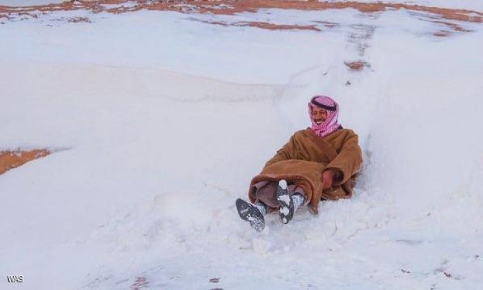 برف در کویت