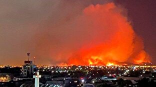 باشگاه خبرنگاران -آتش سوزی گسترده در شیلی + فیلم