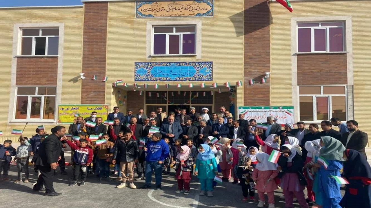 افتتاح ۲ مدرسه روستایی در شهرستان هویزه