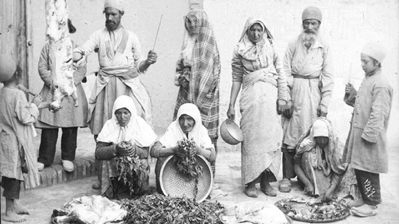 غذای ساده شاهانه در زمان قاجار + تصاویر