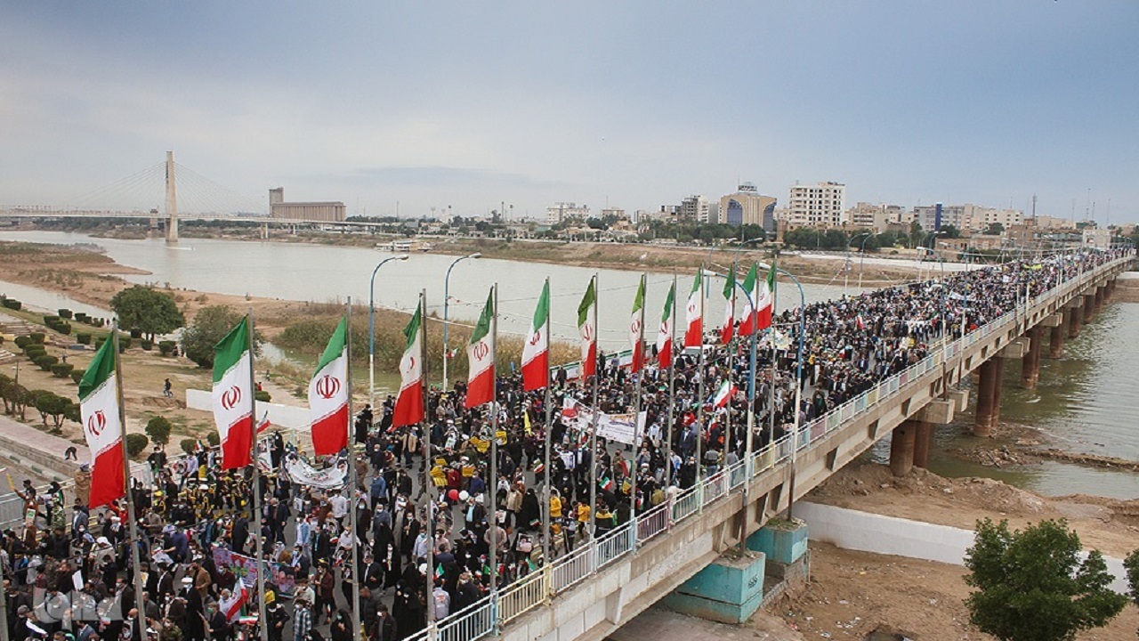 بیانیه تشکر شورای هماهنگی تبلیغات اسلامی خوزستان ازحضور اعجاب انگیز مردم در راهپیمایی ۲۲ بهمن