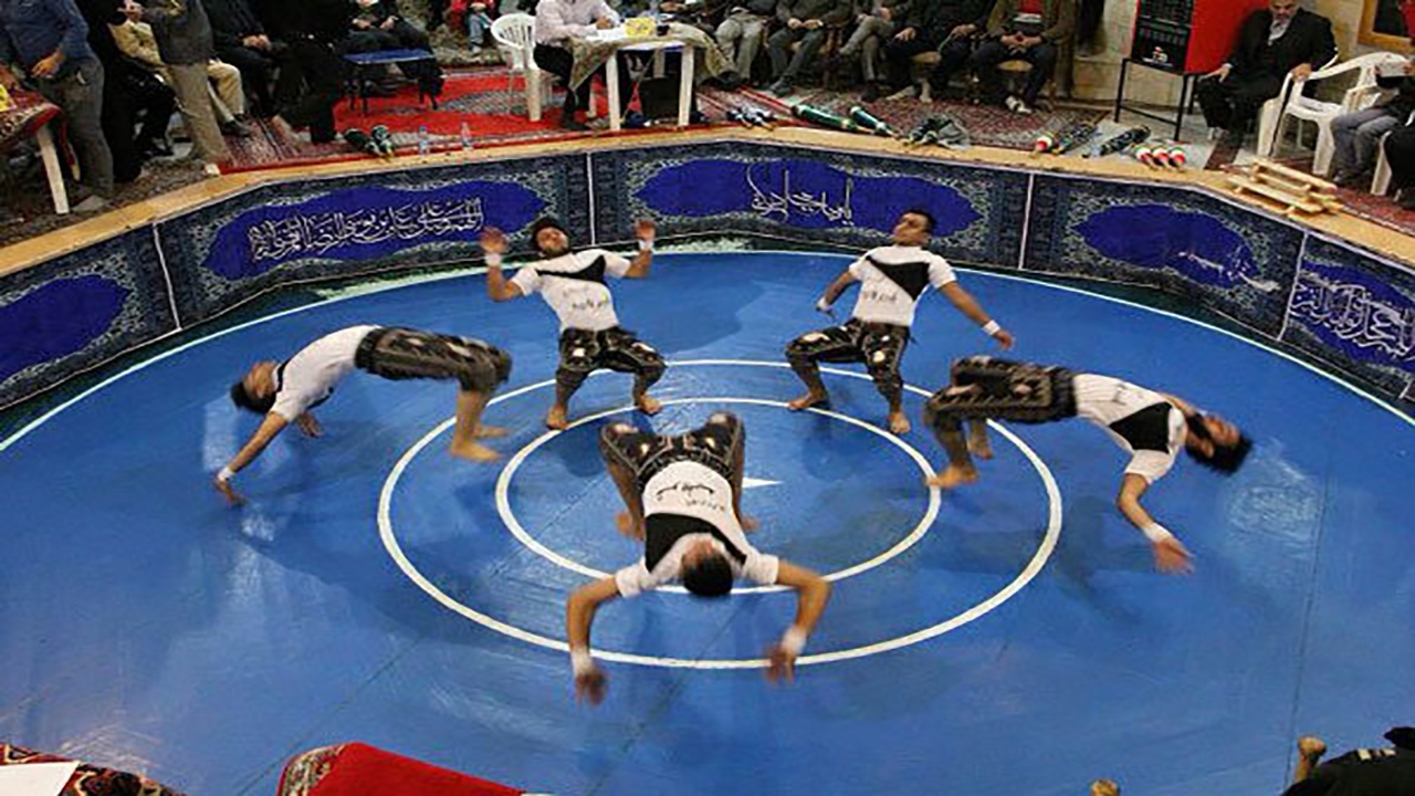 مرحله نهایی مسابقات لیگ برتر ورزش زورخانه ای در قشم