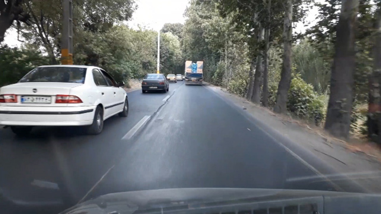 جاده‌ای خطرآفرین که جان رانندگان را نشانه گرفته است + فیلم
