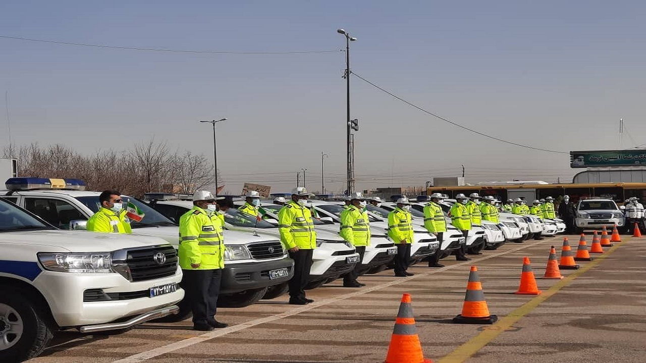 برگزاری رزمایش ترافیک طرح نوروزی در قزوین