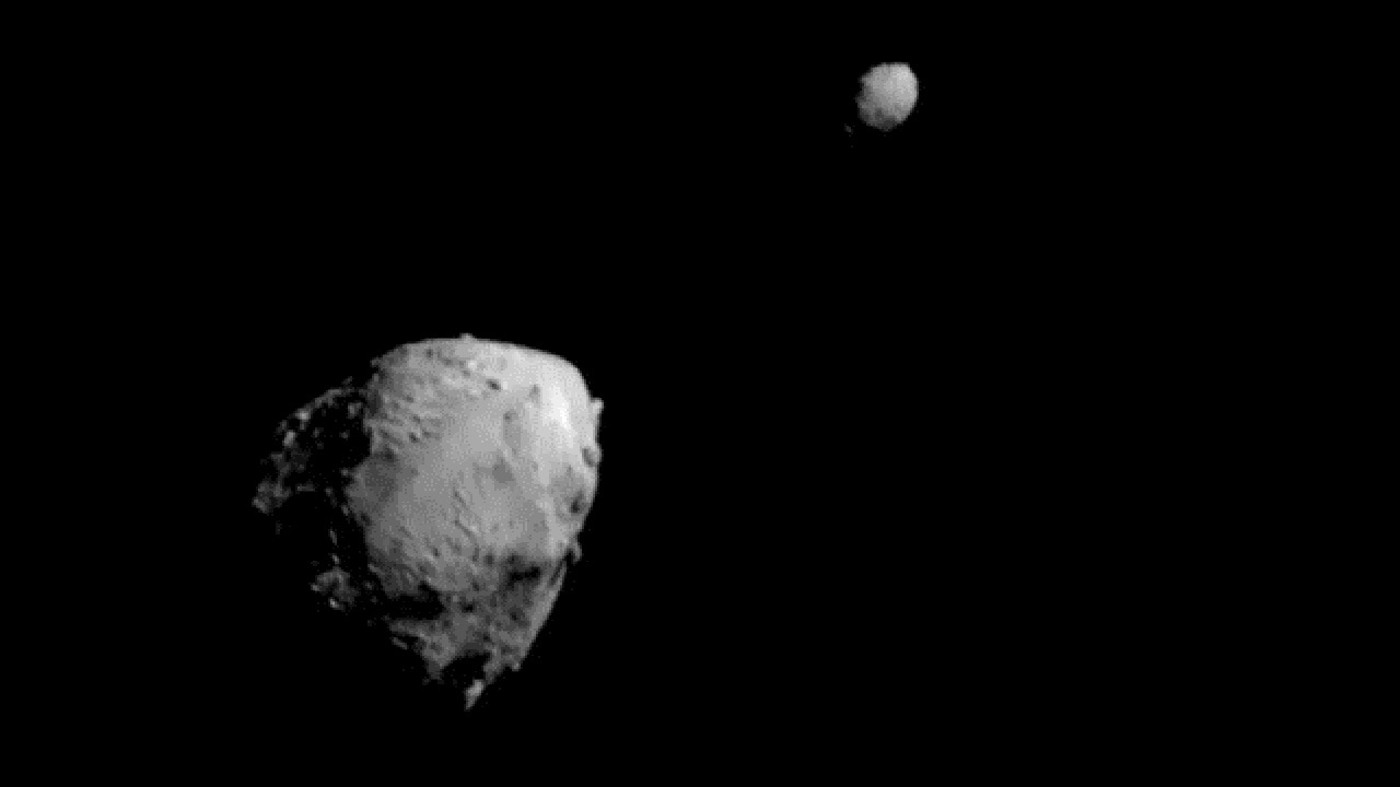 سیارک دیدیموس سنگ‌ها را به فضا می‌فرستد