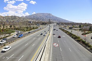 وضعیت ترافیکی اتوبان تهران - کرج