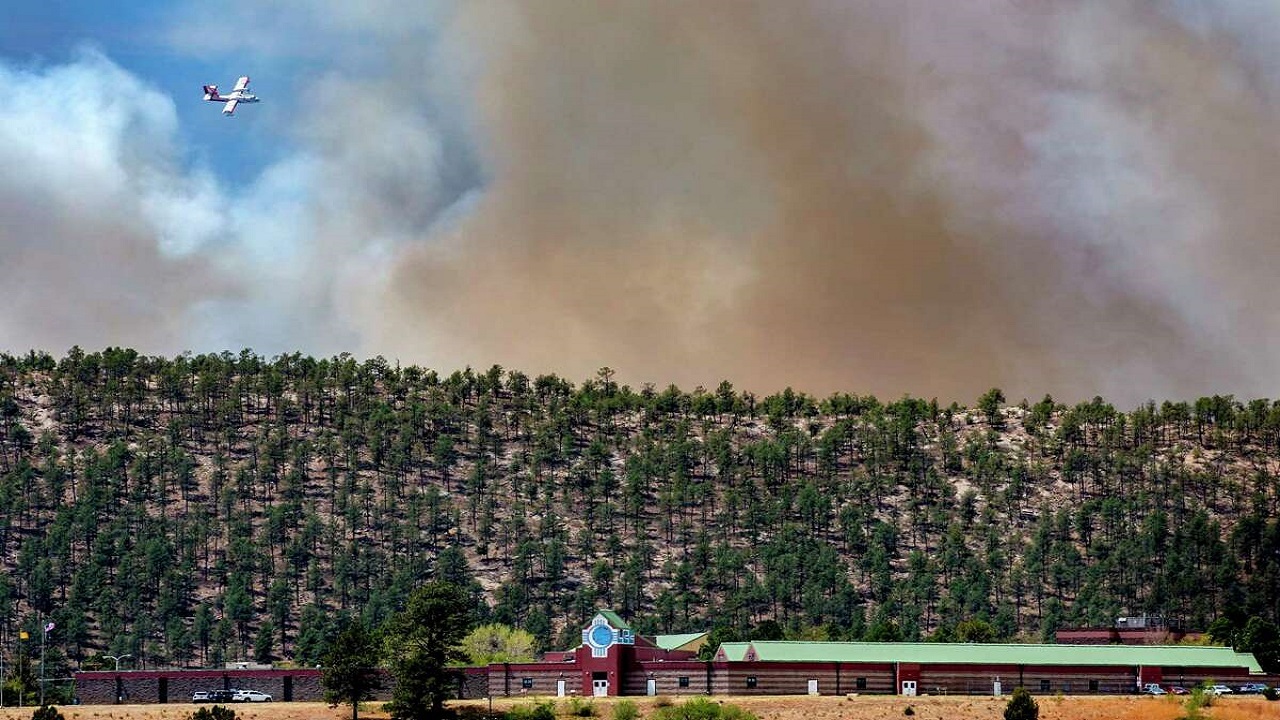 ناتوانی دولت بایدن در مهار آتش سوزی جنگل‌های نیومکزیکو