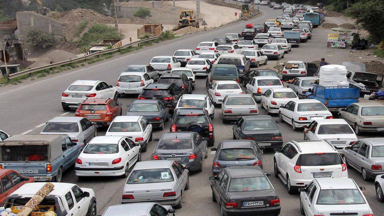 ترافیک سنگین در جاده‌های گیلان