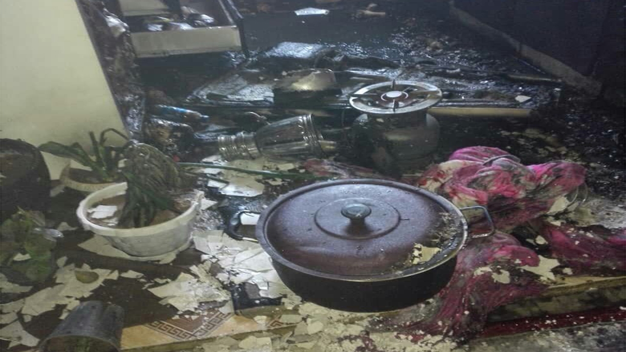 نشت گاز از پیک نیک؛ عامل حریق منزل مسکونی در شیراز