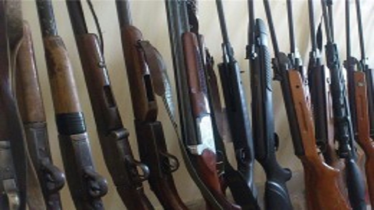 کشف ۱۵ اسلحه جنگی و شکاری غیرمجاز در دزفول