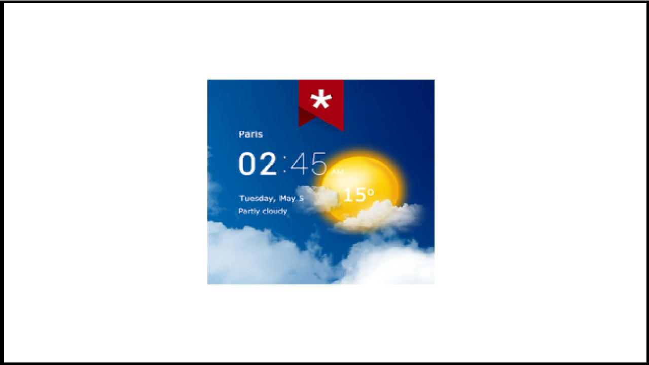 دانلود برنامه ساعت و آب و هوای Transparent clock & weather Pro 6.8.0