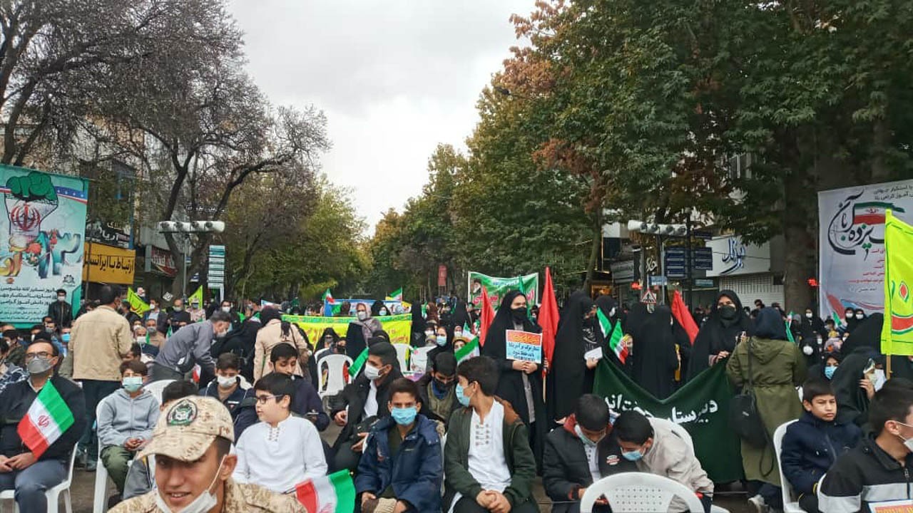 سیزده آبان تجدید میثاق دوباره با شهدا