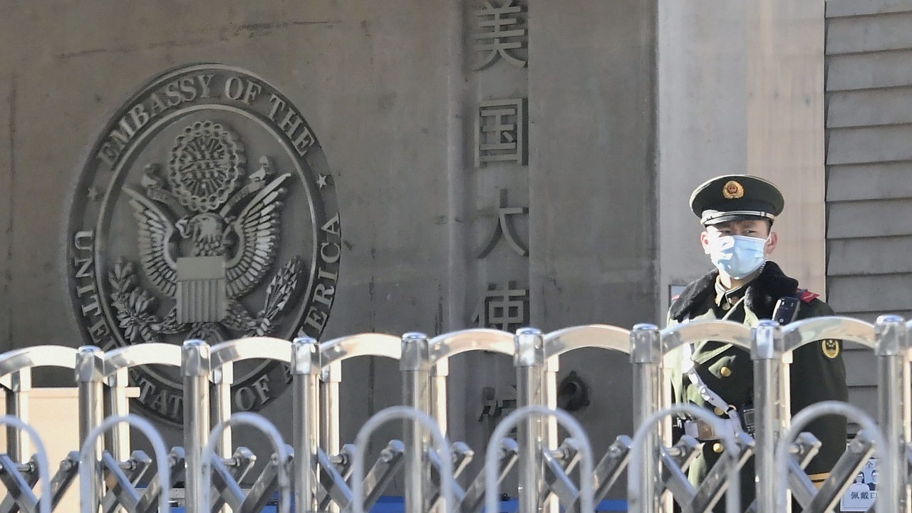 تعلیق خدمات سفارت آمریکا در چین به دلیل شیوع کرونا