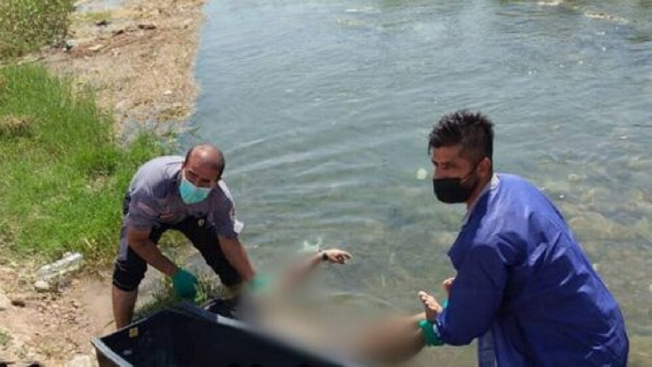 جنازه جوان گمشده در رودخانه پاکوه گچساران پیدا شد