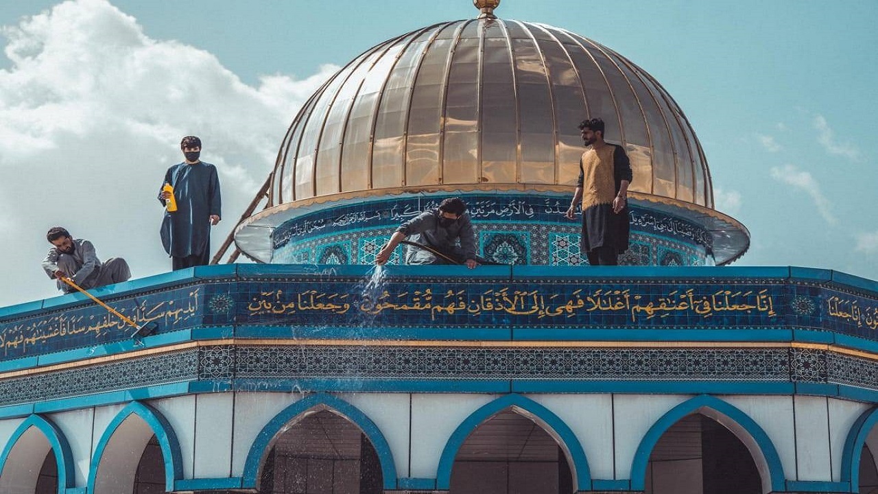 غبارروبی «مسجدالاقصی» در کابل
