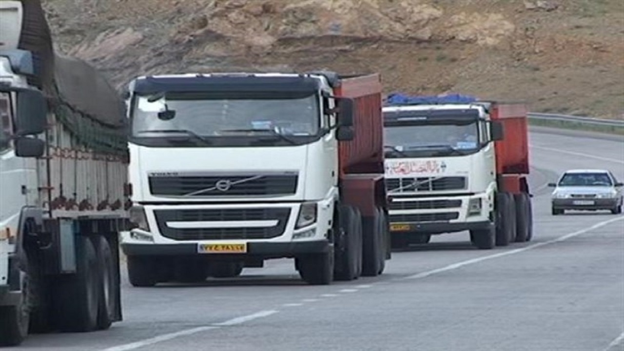 ممنوعیت تردد کامیون در راه‌های خلخال - گیلان
