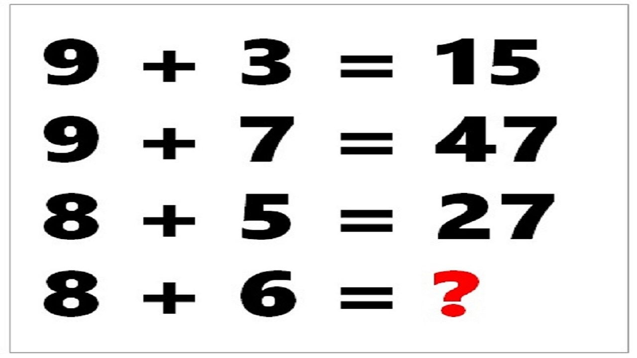 پاسخ این معمای ریاضی را در کمتر از ۵ دقیقه پیدا کنید + پاسخ