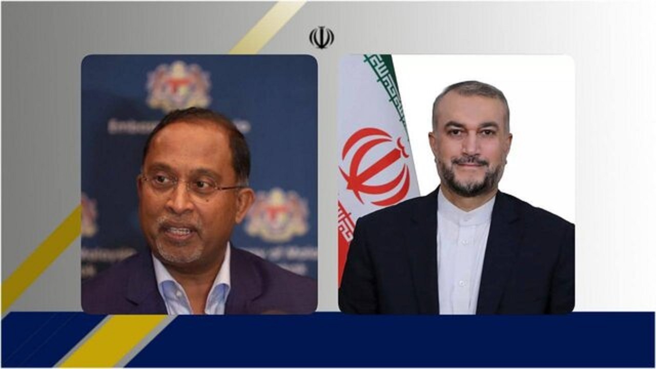 گفت‌وگوی تلفنی وزرای امور خارجه ایران و مالزی