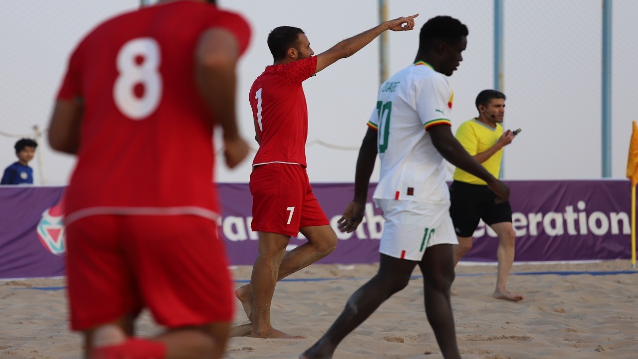 شکست تیم ملی فوتبال ساحلی ایران مقابل سنگال در بوشهر