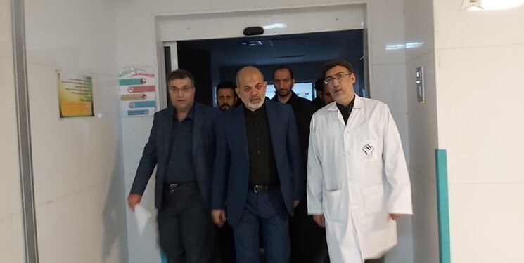 عیادت وزیر کشور از مجروحان حادثه تروریستی کرمان