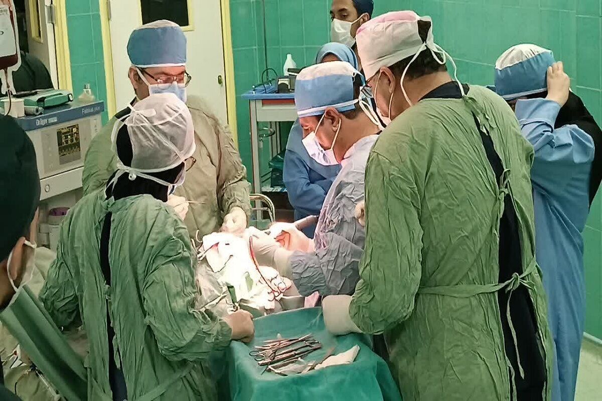 انجام اولین عمل جراحی تومور مغزی کودک زیر یک سال در بیرجند