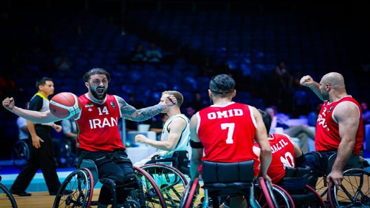 پیروزی مردان بسکتبال با ویلچر ایران برابر تایلند
