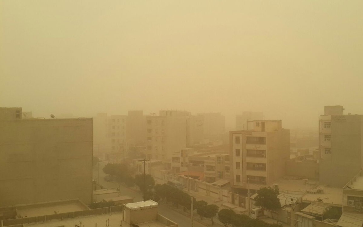 هشدار وزش باد شدید و گرد و خاک در خوزستان