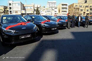 مراسم رونمایی از تاکسی‌های برقی شهر تهران
