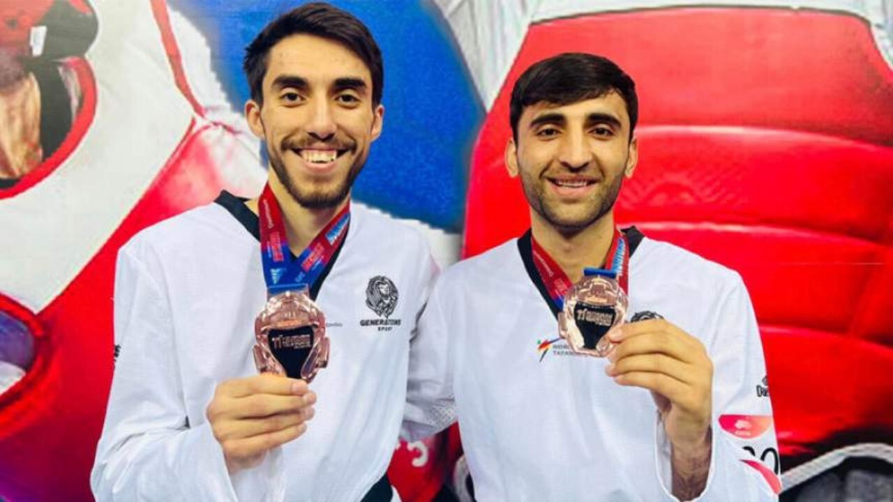 مدال آوری تکواندوکاران افغانستانی در مسابقات فجیره امارات