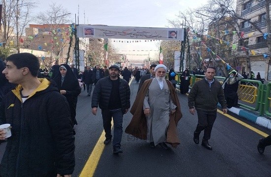 برگزاری راهپیمایی ۲۲ بهمن در تهران+ فیلم و تصاویر