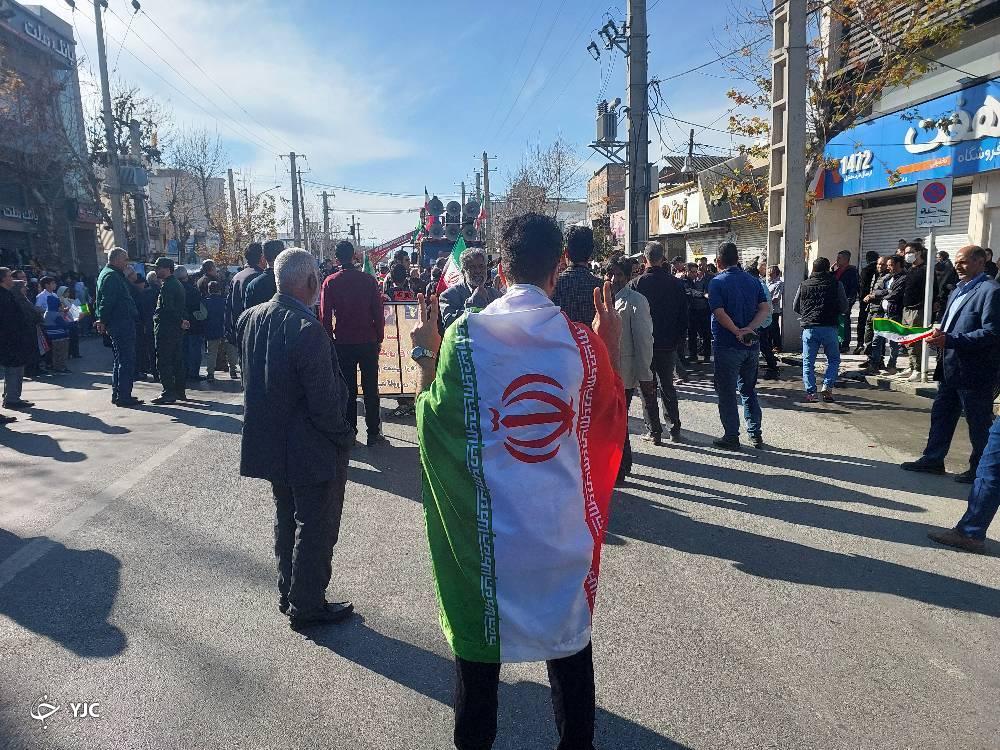 جلوه‌های ویژه از راهپیمایی پرشکوه  ۲۲ بهمن در استان گلستان