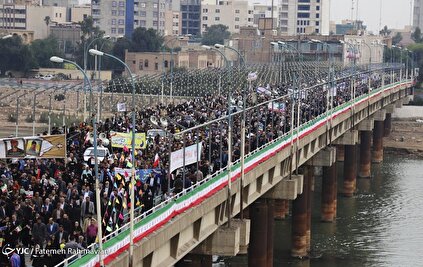راهپیمایی چهل و پنجمین سالروز پیروزی انقلاب اسلامی در استان‌ها / ۱