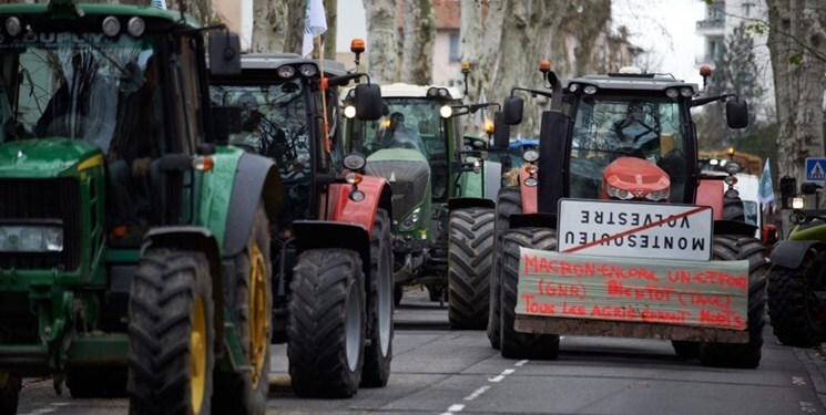 اعتراض کشاورزان در اروپا